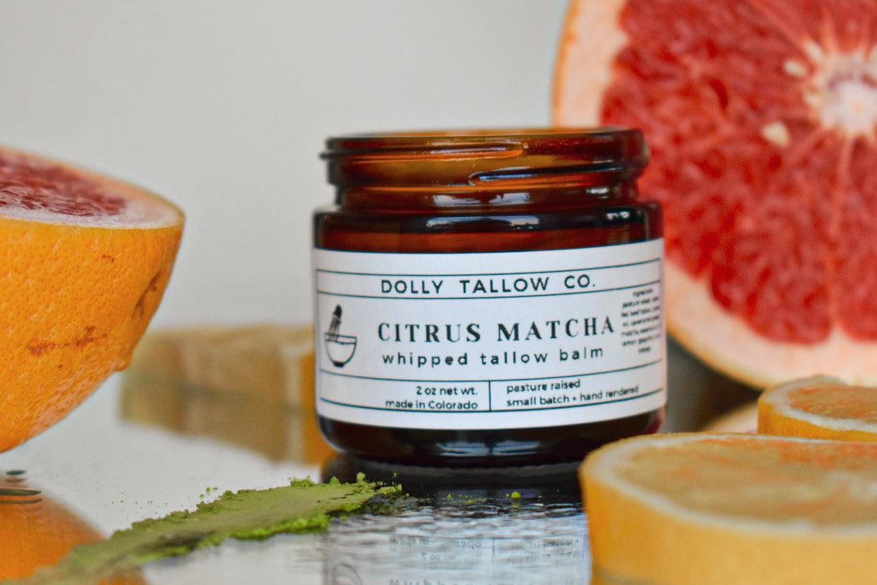 Citrus Matcha Whipped Tallow Balm