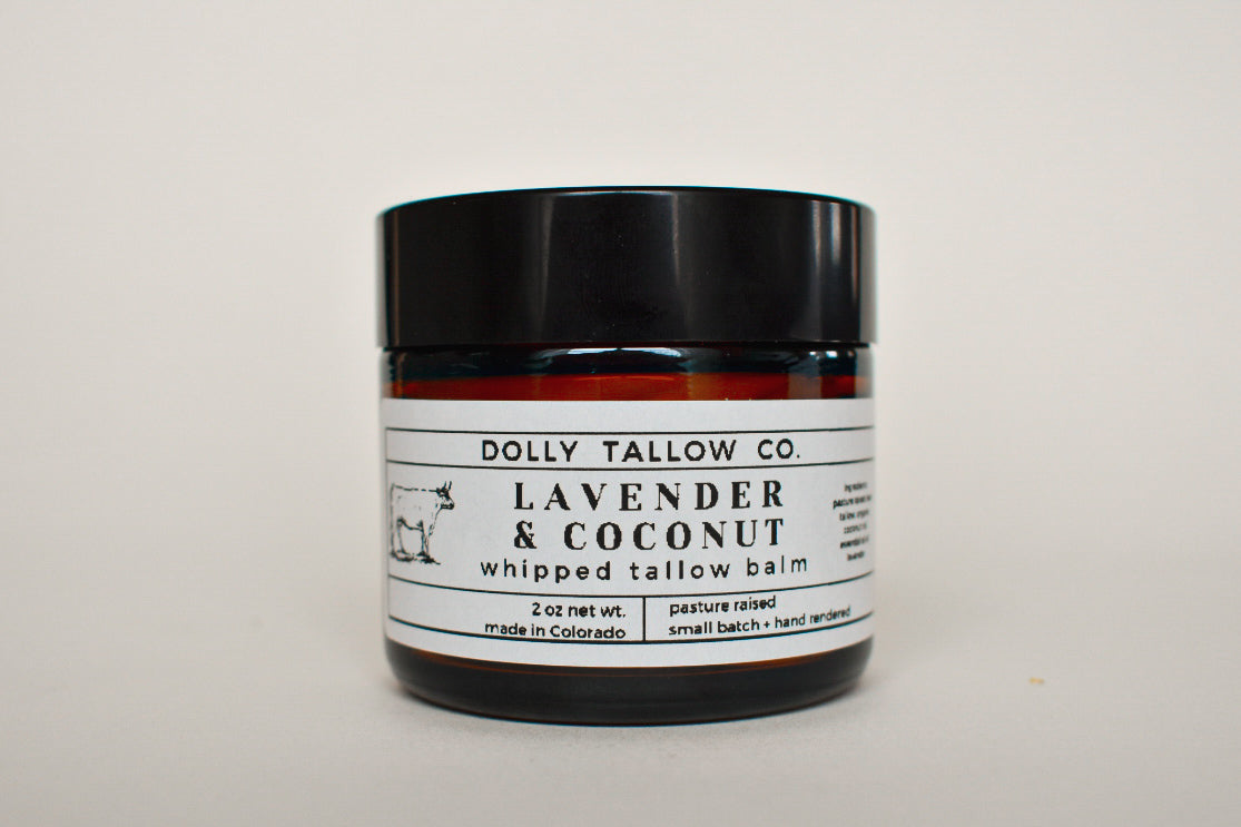 Lavender + Coconut Whipped Tallow Balm