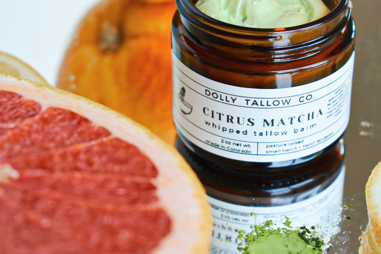 Citrus Matcha Whipped Tallow Balm