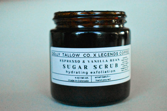 Espresso and Vanilla Bean Sugar Scrub