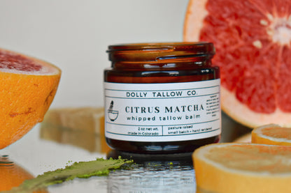 Citrus Matcha Whipped Tallow Balm