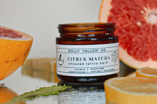 Citrus Matcha Whipped Tallow Balm