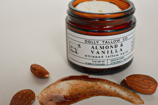 Almond & Vanilla Bean Whipped Tallow Balm