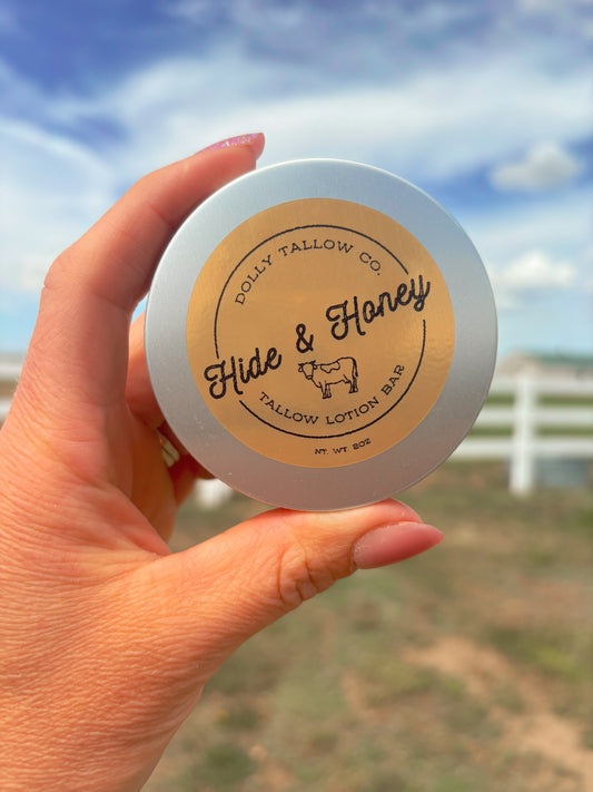 Hide & Honey Tallow Lotion Bar